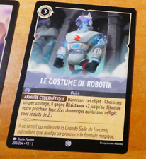 LORCANA TRADING CARD GAME TCG DISNEY CHAP 3 LE ROBOTYK COSTUME 200/204 FR M picture
