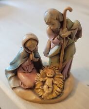 1987 Fontanini Molded Plastic Nativity Holy Family 2.5