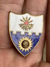 Vtg US Army 22nd Infantry Regiment DUI DI Unit Crest Insignia Duricharm NYC Pin picture