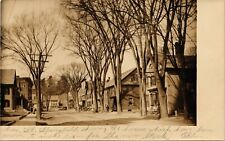 MAIN STREET VIEW real photo postcard rppc SPRINGFIELD VERMONT VT picture
