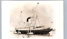 SS LOUISIANA (1879) real photo postcard rppc morgan line steamship nola ship boa picture