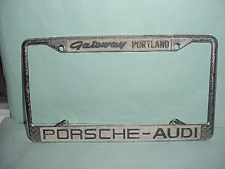 Vintage GATEWAY PORTLAND OREGON PORSCHE License Plate Frame picture