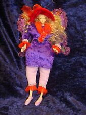 THREE POSABLE RED HAT SOCIETY LADY DOLLS ~ 9” Tall ~ VGC ~Keep 1 Give Away 2 picture
