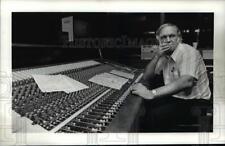 1979 Press Photo Audio Studio and mixing board-Rex Hubbard evangelical TV show picture