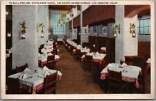 1930s Los Angeles, California Postcard MAYFLOWER HOTEL 