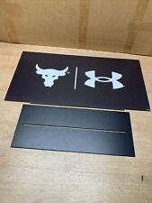 Under Armour The Rock WWE Store Retail Advertising Sign 28x14 With Base picture