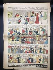 1937 November 28 MINNEAPOLIS TRIBUNE COLOR SUNDAY COMICS SECTION Tillie Toiler picture