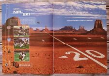 2000 NFL 2K1 Sega Dreamcast Vintage Print Ad/Poster Retro Football Man Cave Art picture