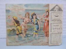 c1880s White's Steamers To Rockaway Beach, New York Advertising Trade Card picture