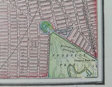 Vintage 1905 NEW YORK CITY NY Map 14