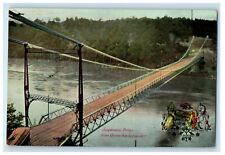 c1910 Suspension Bridge from Queenston to Lewiston Canada Unposted Postcard picture