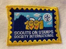 (87)   Boy Scouts -   1991 Scouts on Stamps Society International patch picture
