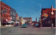 CHEYENNE, Wyoming Postcard CAPITOL AVENUE / Union Pacific Railroad Depot / 1960 picture