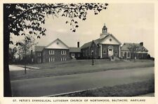 St. Peter's Evangelical Lutheran Church Northwood Baltimore Maryland MD 1968 PC picture