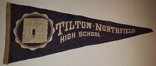 Vtg New Hampshire Tilton Northfield NH High School Sports Felt Pennant 26