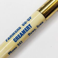 c1940s Dows, Iowa Farmers Co-Op Creamery Milk Butter Dairy Mechanical Pencil G41 picture