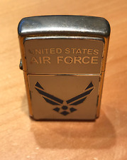 VINTAGE UNITED STATES AIR FORCE ZIPPO LIGHTER WITH ENGRAVED NAME ON BACK GARY picture