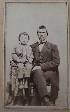 CDV Civil War era father & son, ID Cyrus C. & Frank Udell by Fuller, Madison WI picture