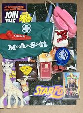 Old Vintage Junk Drawer Collectibles Lot MASH Bag SNES Poster Mixed Smalls Toys picture