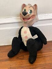 Vintage Mr. Jinx  Huckleberry Hound Rubber Face Stuffed Toy picture