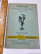 1953 Central Chicago Division Telephone Directory. Illinois Bell Telephone Co. picture