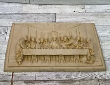 last supper 3d wall plaque picture
