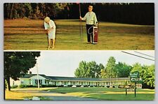 Postcard Woodland Terrace Motel & Golf Course Brewer Maine, Multi-View picture