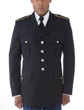 US Army Dress Blues Coat, Men's 34L Enlisted ASU, 450 Fusible, DLATS Certified  picture