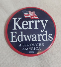 Kerry Edwards 2004 Presidential Campaign Button Pin Pinback picture
