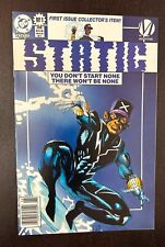 STATIC #1 (DC Milestone Comics 1993) -- Blue NEWSSTAND Variant -- NM- picture
