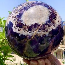 6.77LB Natural beautiful Dream Amethyst Quartz Crystal Sphere Ball Healing picture