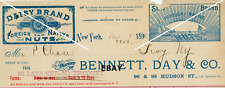 1896 Letterhead Daisy Brand Foreign Native Nuts Sun Brand Bennett Day & CO picture