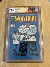 Wolverine Vol 2 #8 Newsstand Marvel CBSC 9.4 Signed Chris Claremont (1989)CUSTOM picture