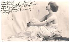 BEAUTIFUL COQUETTE MODEL.VTG EARLY REAL PHOTO POSTCARD RPPC*A30 picture