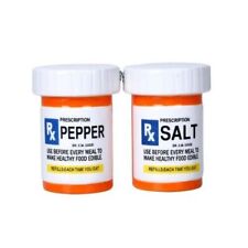 PT Fake RX Bottle Salt and Pepper Shakers Set picture