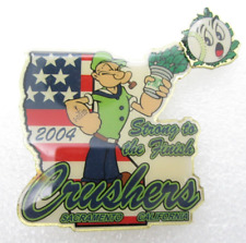 Vtg 2004 Strong to the Finish Crushers Sacramento California Lapel Pin (C538) picture