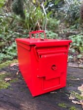 NEW Big 50 Cal Ammo Box New Lockable RED Military Spec Metal UK Personalised picture