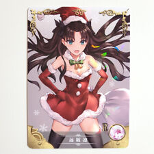 Goddess Story NS02 Doujin Holo R Card 078 - Fate Tohsaka Rin Santa picture