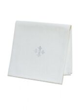 ALTAR LINEN WITH WHITE CROSS, 100% LINEN: CORPORAL picture