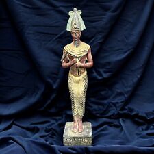 Ancient Egyptian Antiques Osiris Statue God of the Underworld Pharaonic Rare BC picture