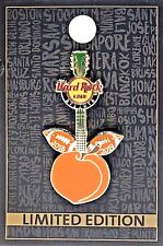 Hard Rock Cafe Atlanta Pin Football Peach Guitar 2018 - 2019 New LE # 101459 picture