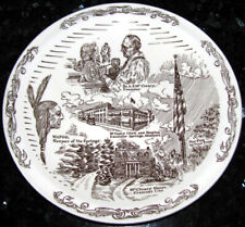 Dr. A S McCleary Excelsior Springs Commemorative Vernon Kilns Plate c1940s picture