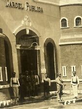 Juarez Mexico Postcard City Jail RPPC Photo Prison Guards Man Using Hose 1930s picture