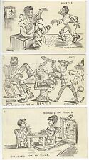 c1905 unusual Low Jack comedy cards incl Black Americans 7 pc Coffeyville Kansas picture
