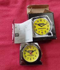 Vintage Stanley Powerlock Tape Measure Promotional Alarm Clock Brand New picture