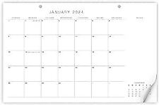 Simplified 2024 Desk Calendar - Runs from January 2024 until July 2025 -  picture