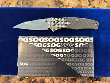 SOG Facet Knife (CT01) Premium San Mai Steel Gorgeous, Rare & Collectible picture