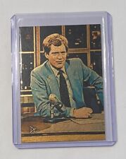 David Letterman Gold Plated Limited Artist Signed “Late Night Legend” Card 1/1 picture