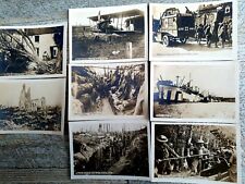 8 Small Photos Guerre 1914/1918, Blackburn, Marne, Castle Thierry, Bataglan ww1 picture