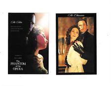 PHANTOM OF THE OPERA ~ 2004 movie memorabilia Two Postcards Gerard Butler picture